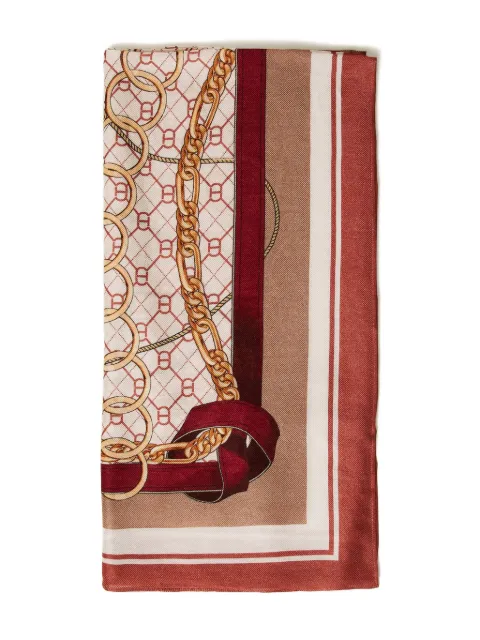 TWINSET chain-print scarf