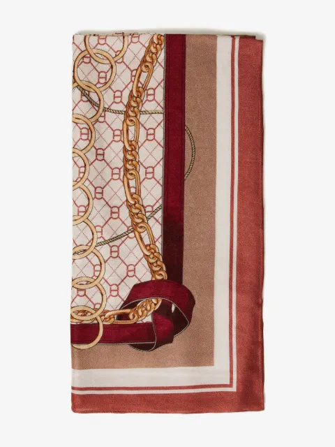 TWINSET chain-print scarf