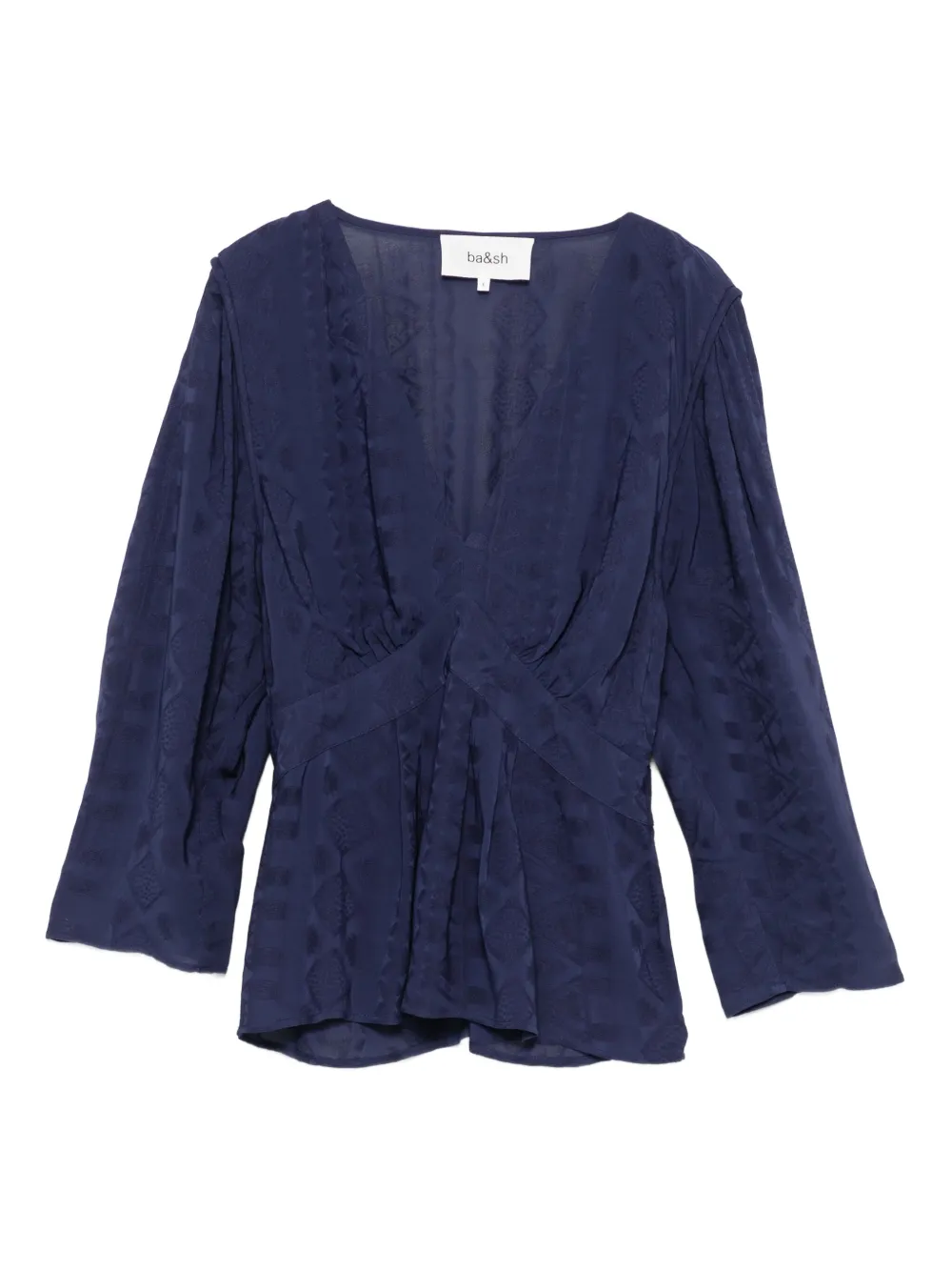 Ba&Sh Top met V-hals Blauw