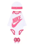 Nike Kids logo-embellished babygrow set - White