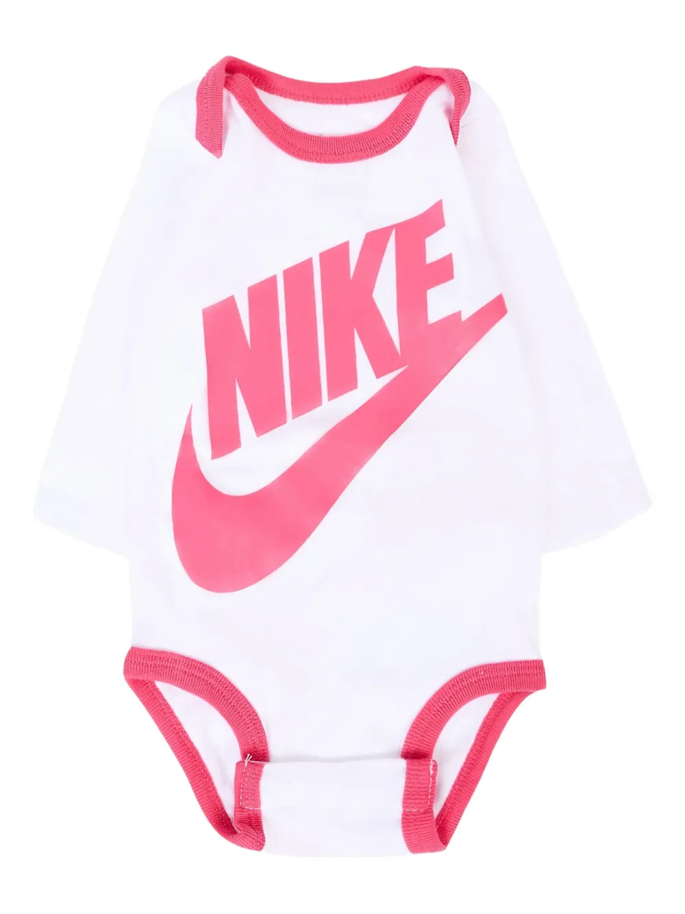 Nike Kids logo-embellished babygrow set Wit