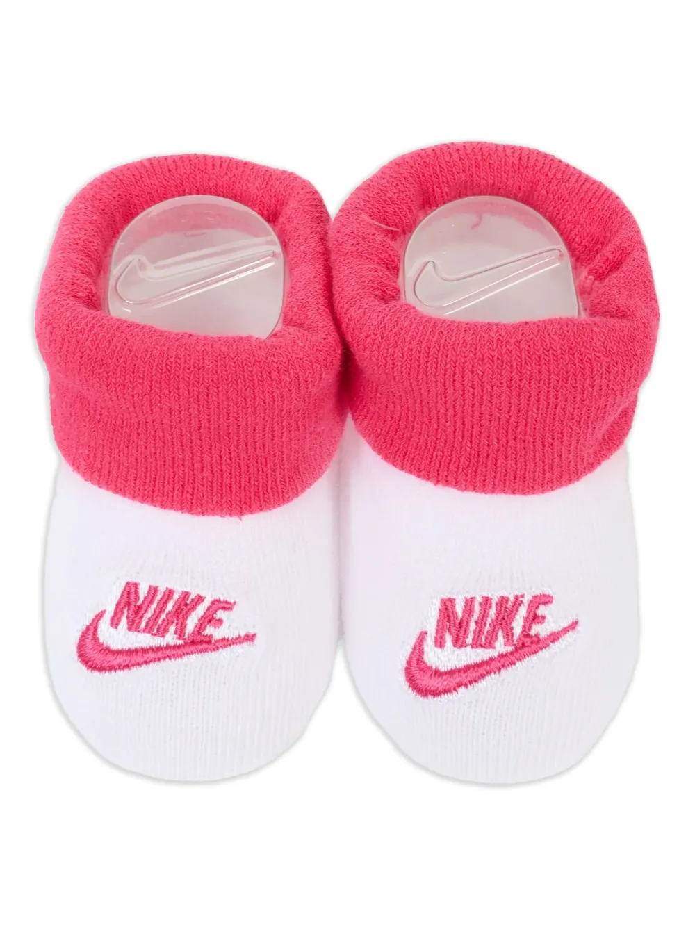 Nike Kids logo-embellished babygrow set Wit