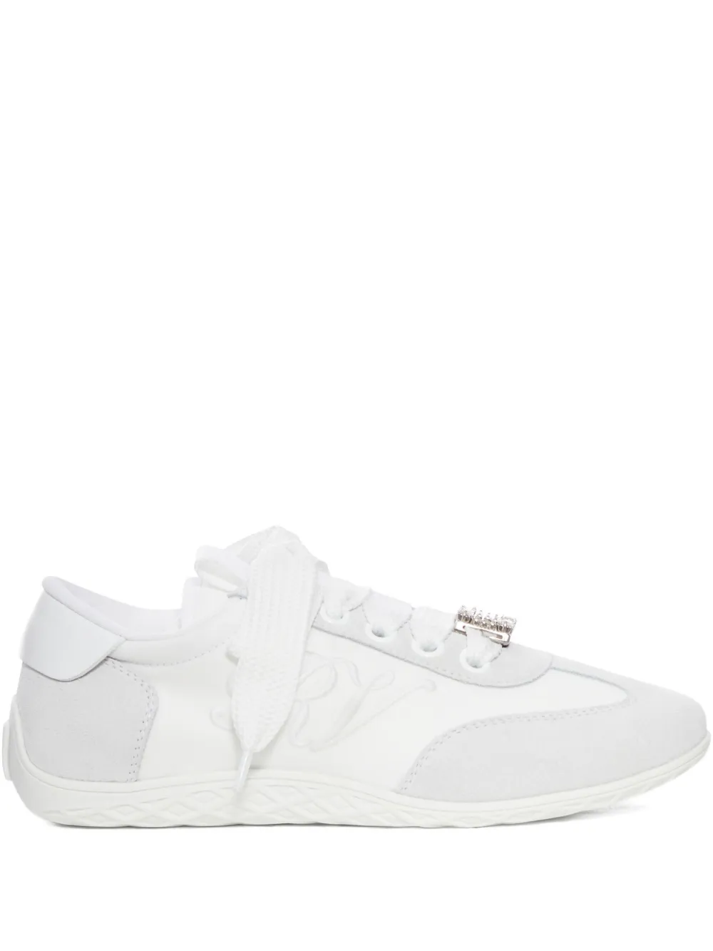 Roger Vivier crystal-embellishment sneakers | White | Image 1