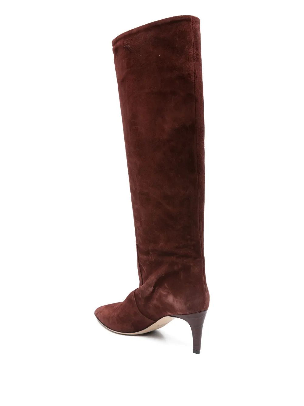 Paris Texas 60mm Suede Pointed-toe Boots In Brown