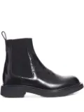Gucci GG-pattern leather ankle boots - Black