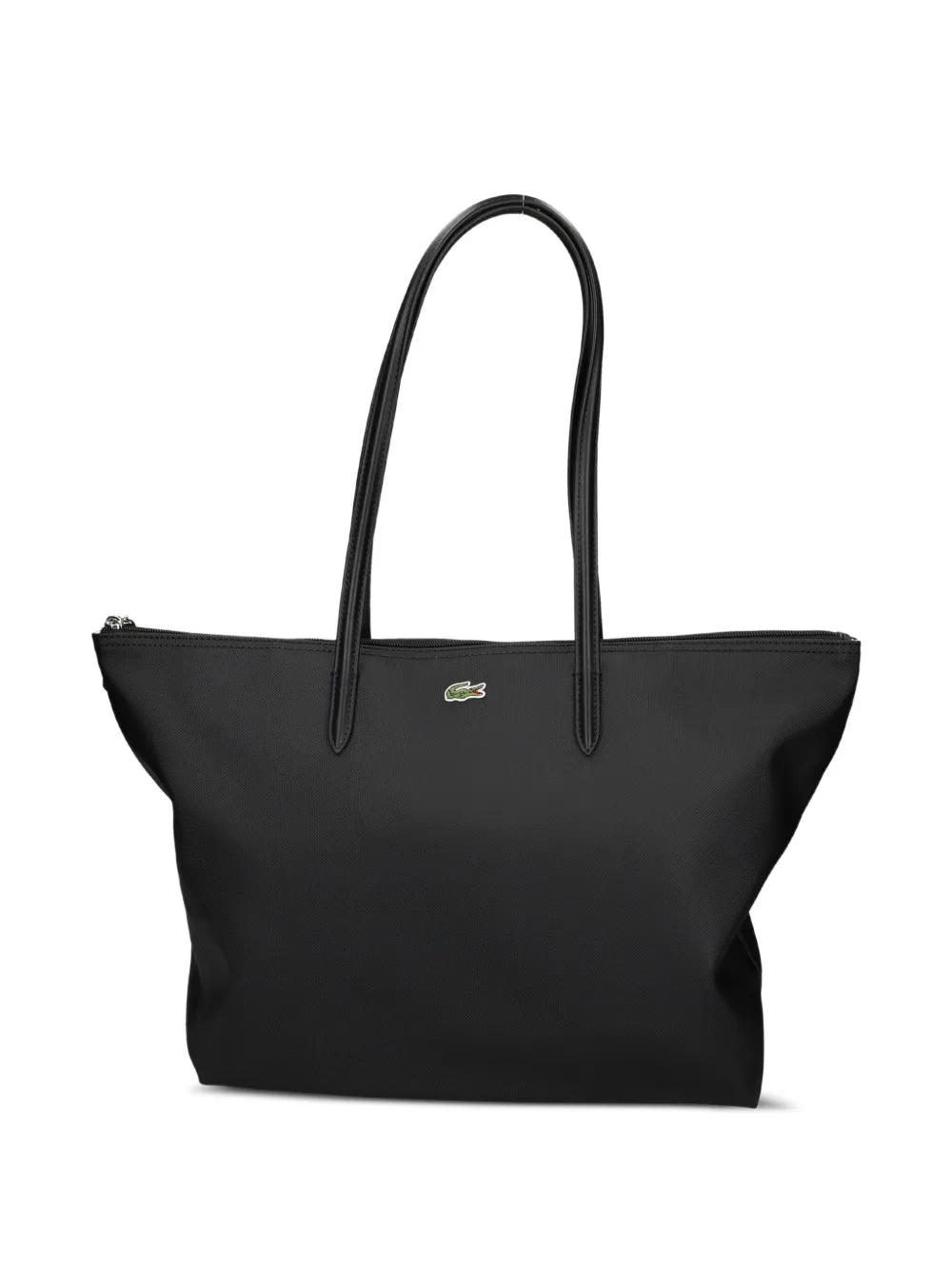 Lacoste Grote shopper met rits Zwart