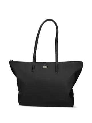 Lacoste Large zip-top Tote Bag | Black | FARFETCH