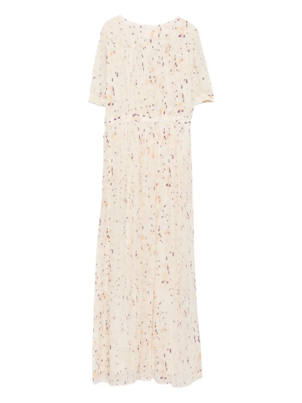 Ba&Sh Kris wrap-print maxi dress - Beige