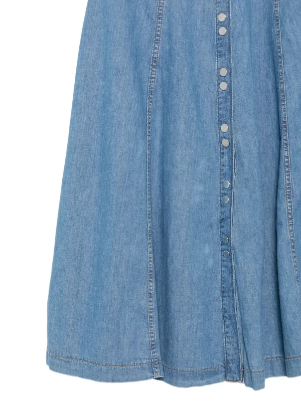 Jupe En Jean Ba&sh - Taille 2 (équivalent 36/38) - Style Mini - Bleu - Occasion Très Bon état
