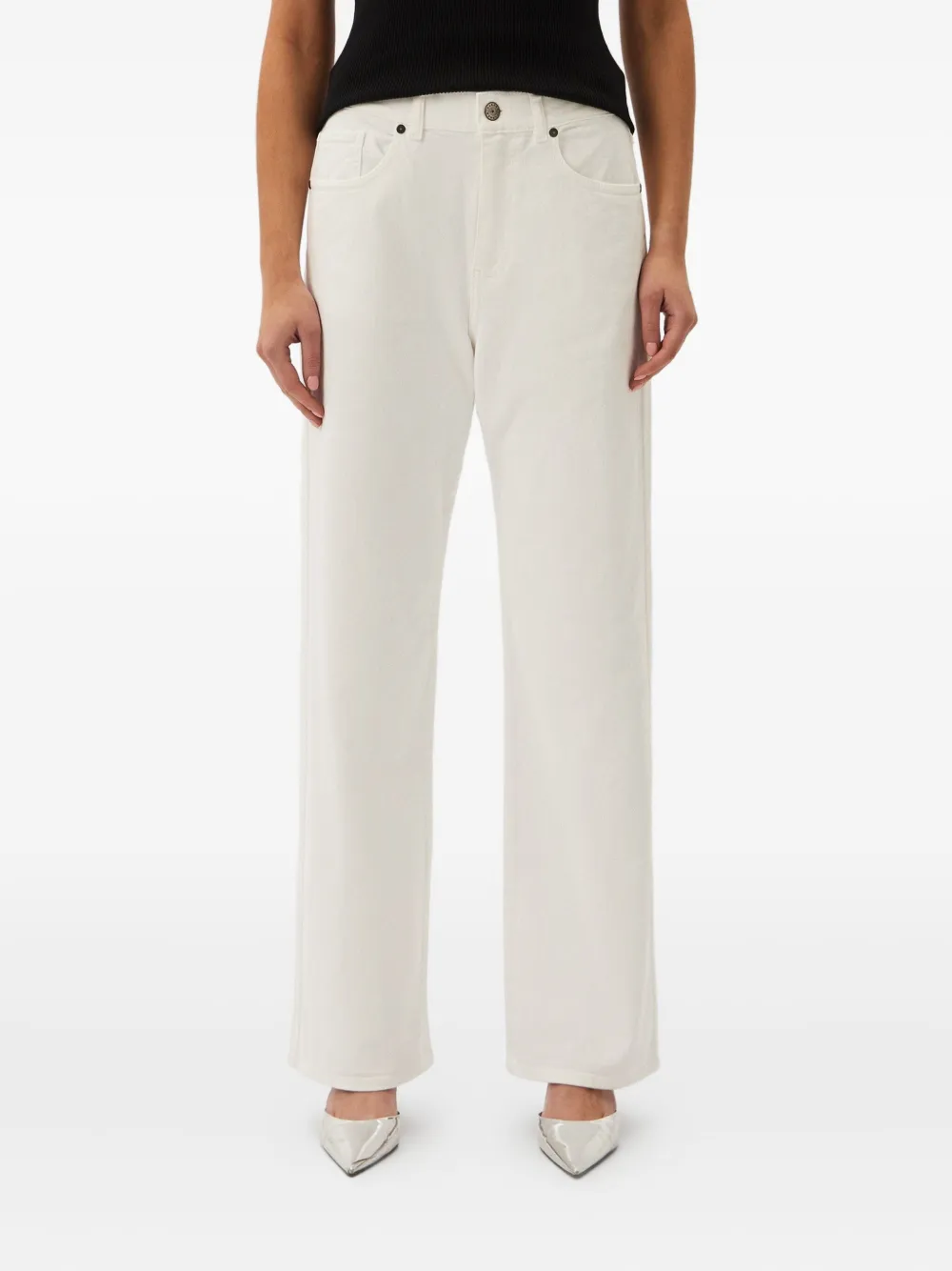 P.A.R.O.S.H. cotton trousers | White | Image 1