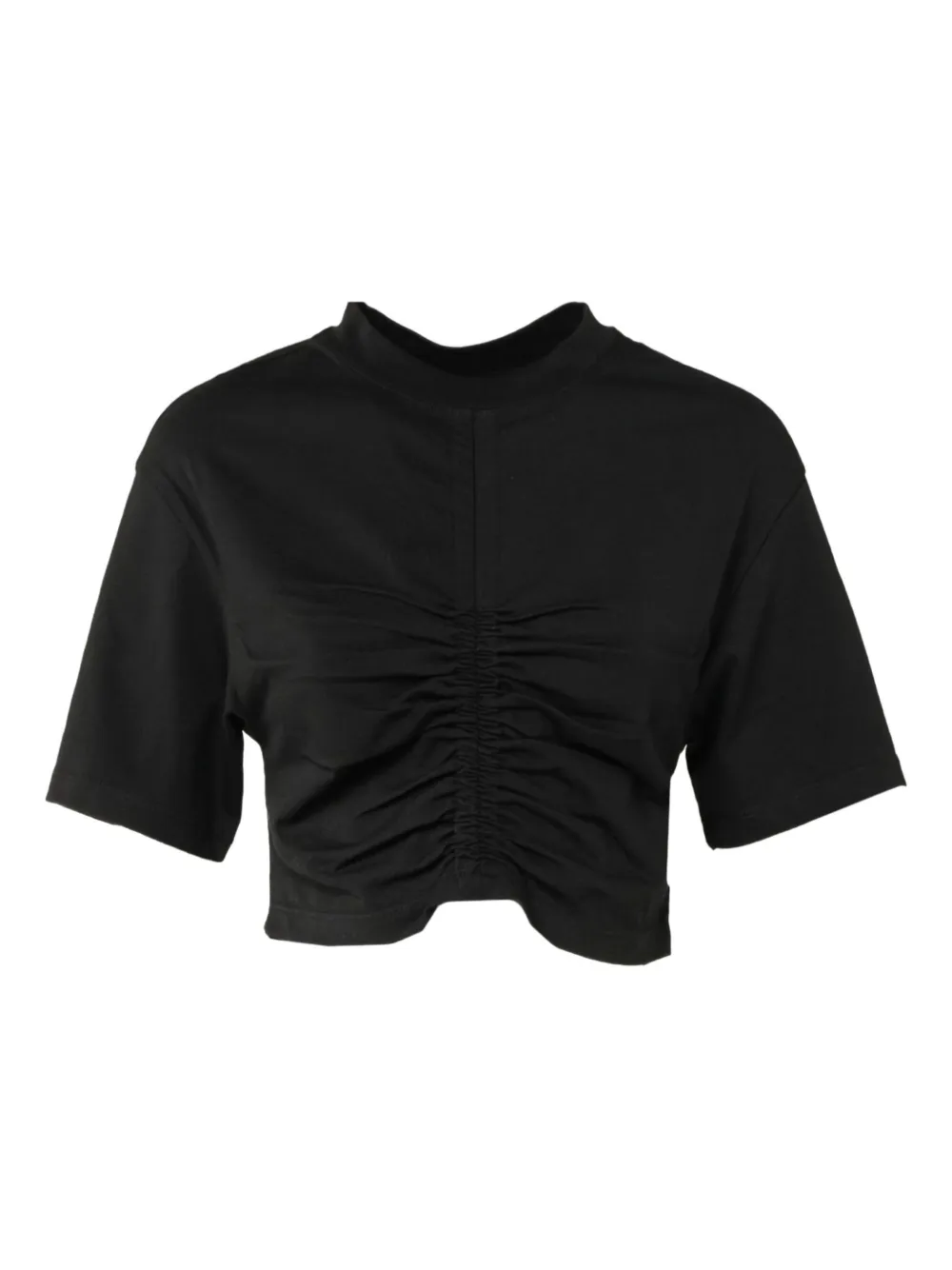 Semicouture gathered-front top | Black | Image 1