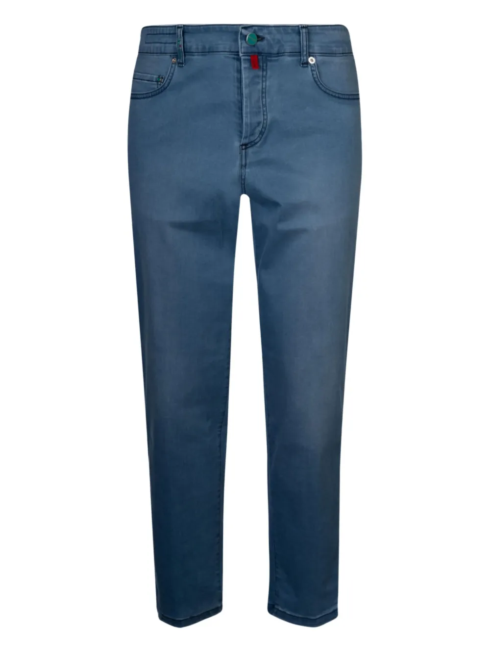 Kiton Cotton Jeans In Blue