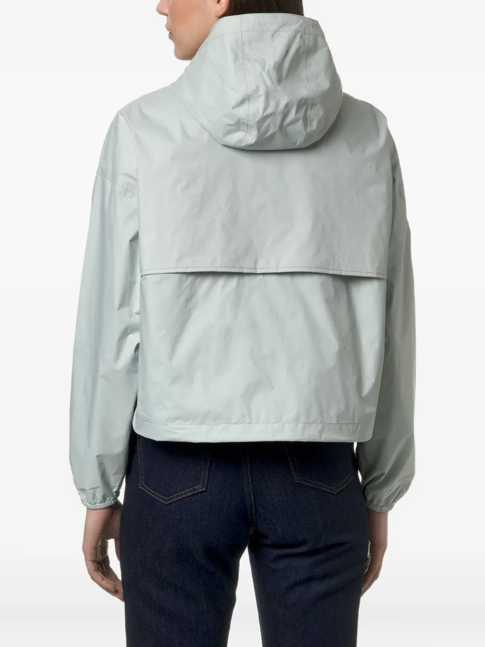 K-way Laurette Plus.2 Reversible Hooded Jacket In Green