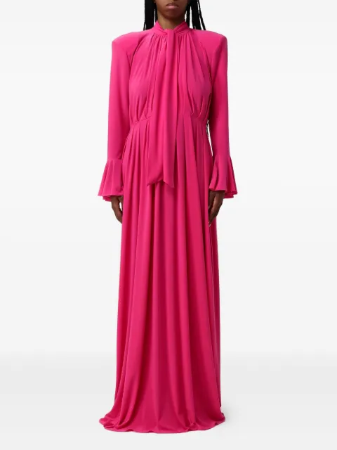 TWENTY FOURHAITCH vestido de fiesta con volantes en las mangas