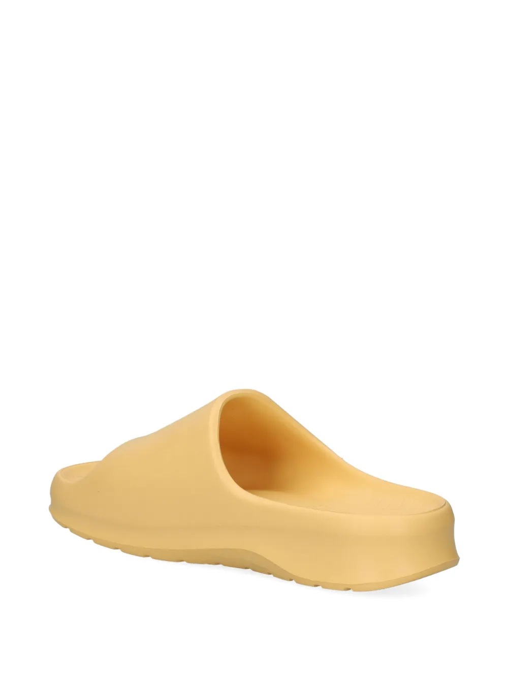 Lacoste Serve logo-strap slides Yellow