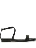 Michael Michael Kors buckle-fastening crisscross sandals - Black