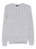 Cenere GB cable-knit wool-blend sweater - Grey