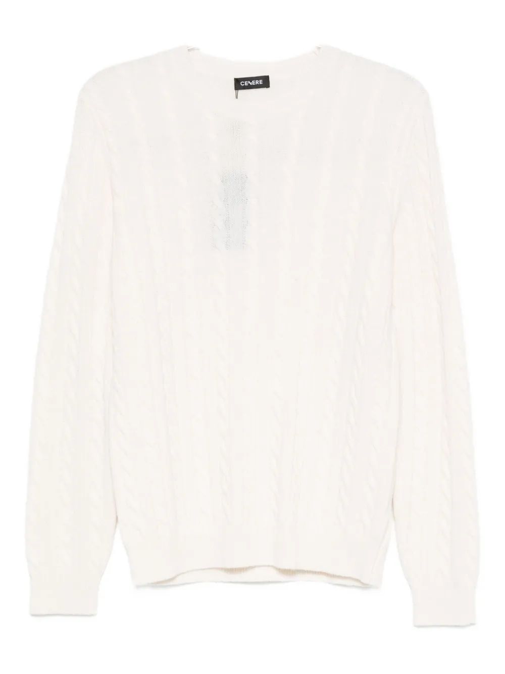 Cenere GB cable-knit wool sweater | Neutrals | Image 1