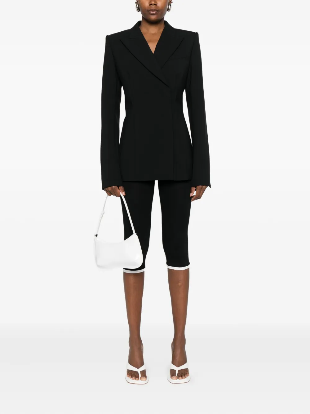 Sportmax peak-lapels wool-blend blazer | Blazers | Image 2