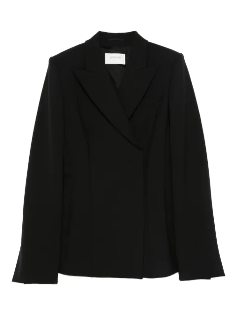 Sportmax peak-lapels wool-blend blazer