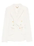 Elisabetta Franchi double-breasted buttoned blazer - Neutrals