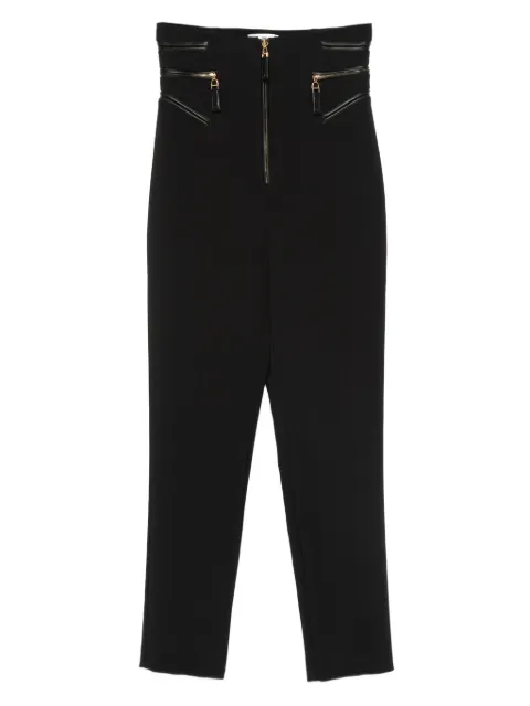 Elisabetta Franchi ジップディテール ストレートパンツ
