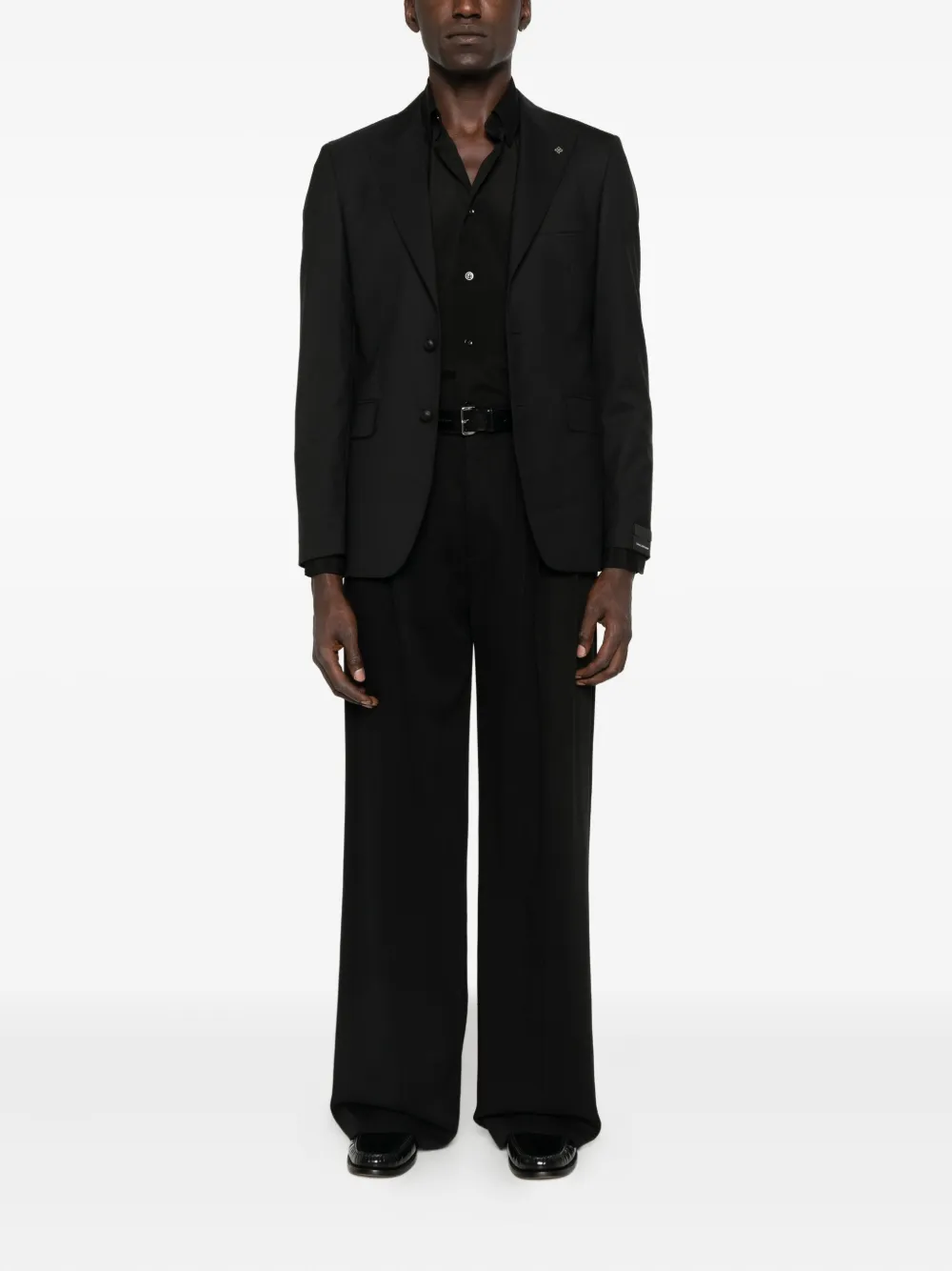 Tagliatore two-button blazer Zwart