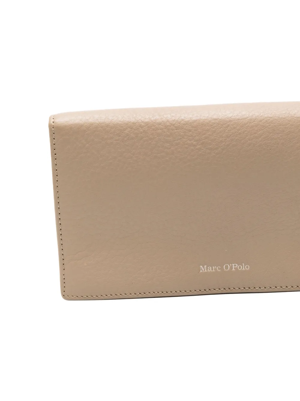 Marc O'polo Calf-leather Mini Clutch Bag In Neutral