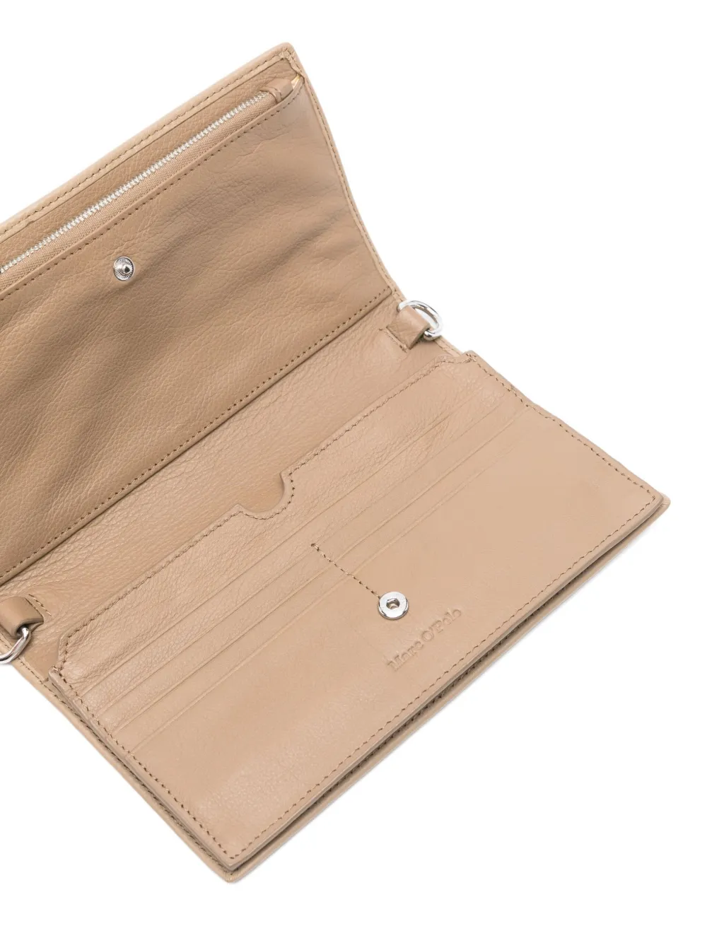 Marc O'polo Calf-leather Mini Clutch Bag In Neutral