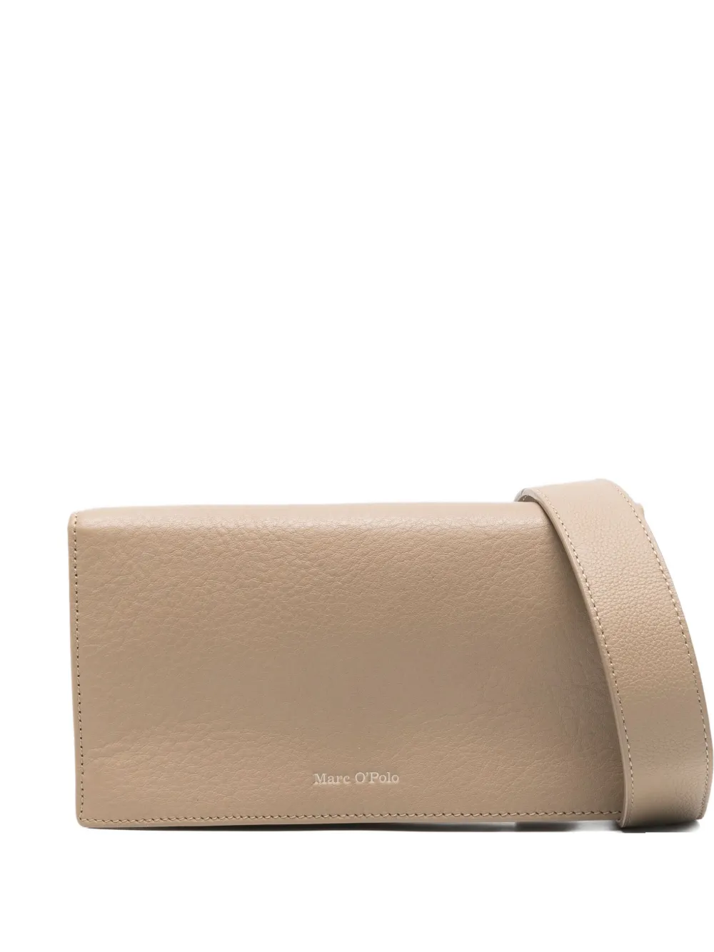 Marc O'Polo calf-leather mini clutch bag - Toni neutri