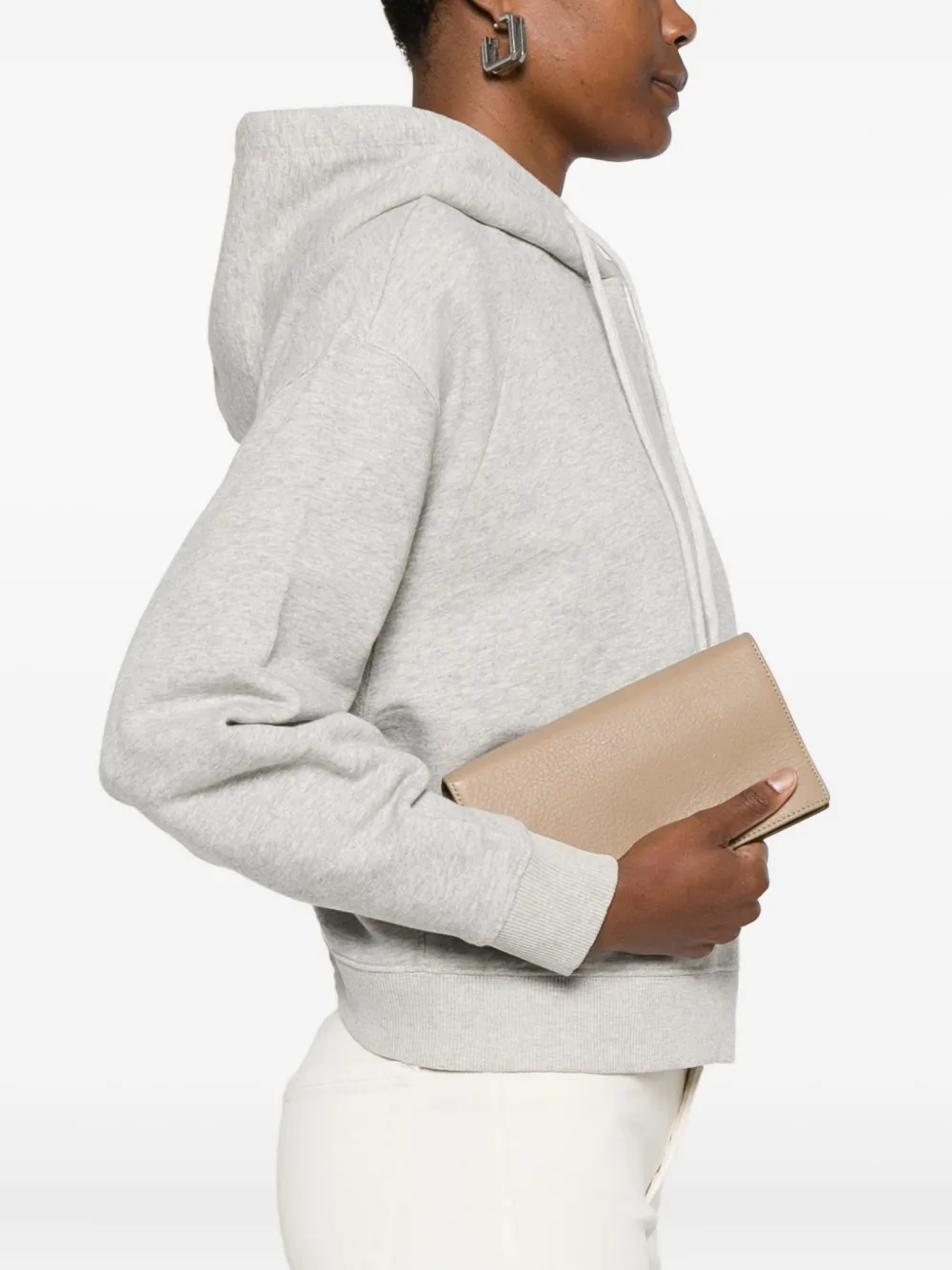 Marc O'polo Calf-leather Mini Clutch Bag In Neutral