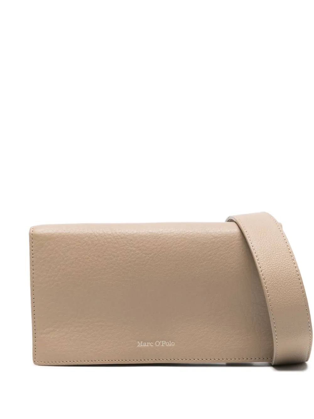Marc O'polo Calf-leather Mini Clutch Bag In Neutral