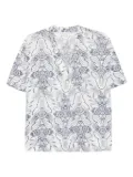 Marc O'Polo floral print short-sleeved top - White