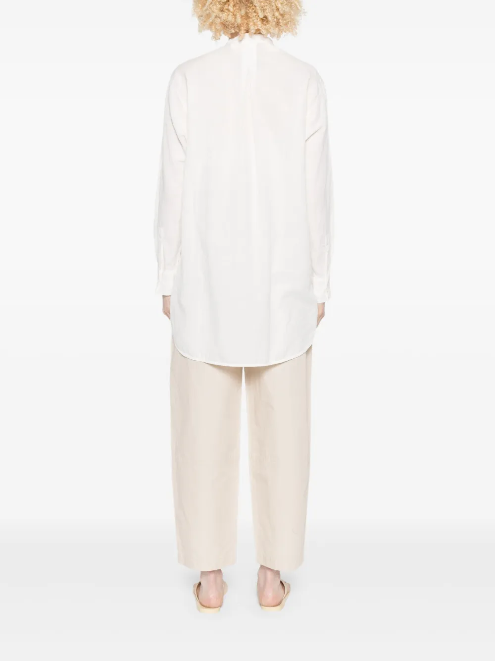 Marc O'Polo blouse met lange mouwen Wit