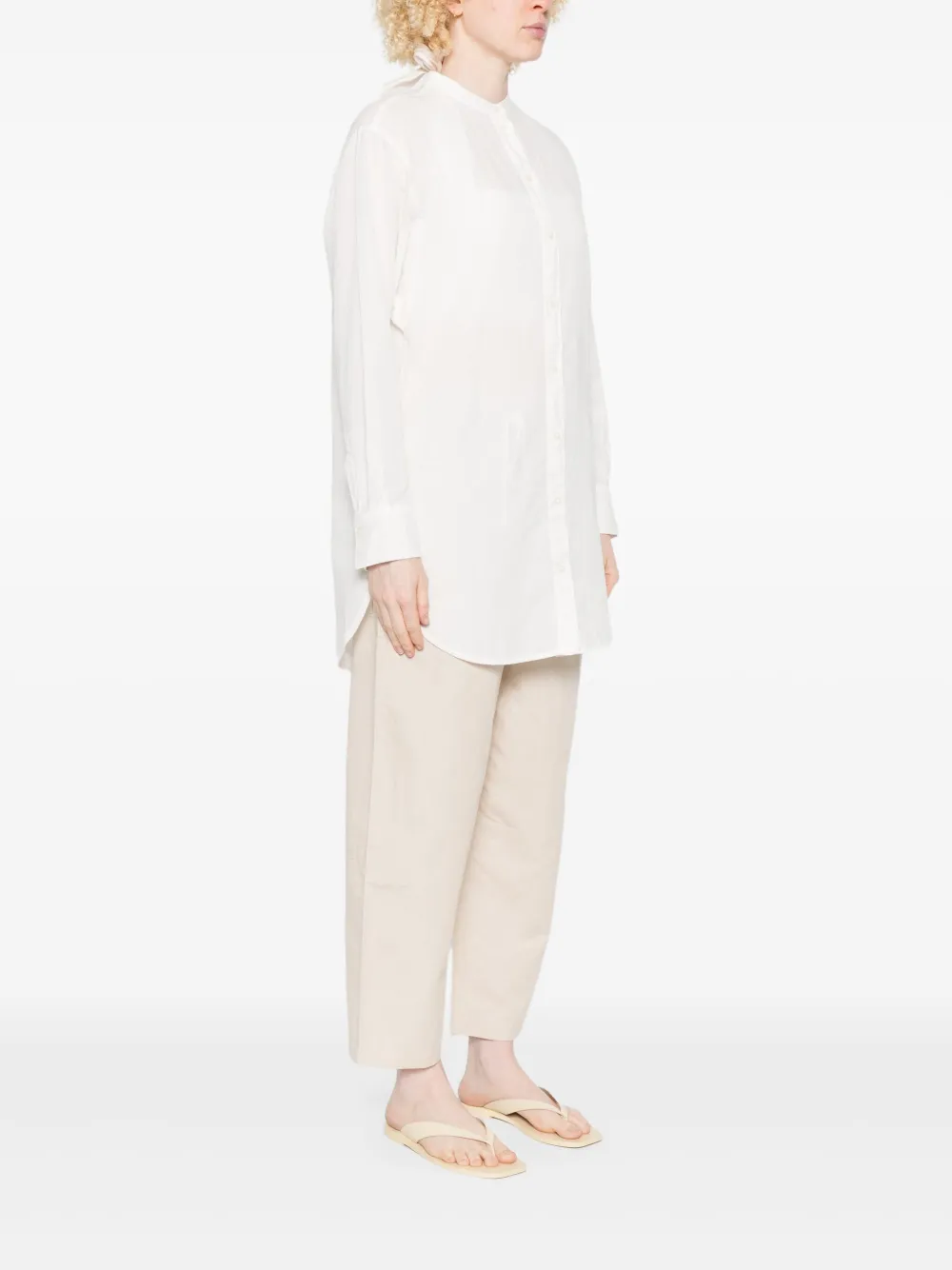 Marc O'Polo blouse met lange mouwen Wit