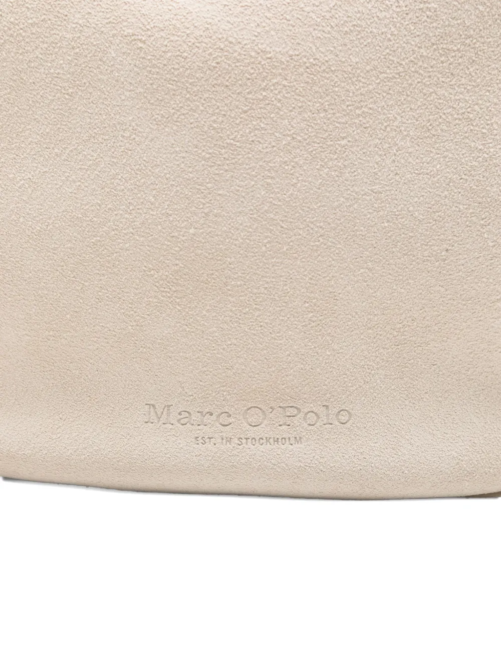 Marc O'polo Suede Tote Bag In White