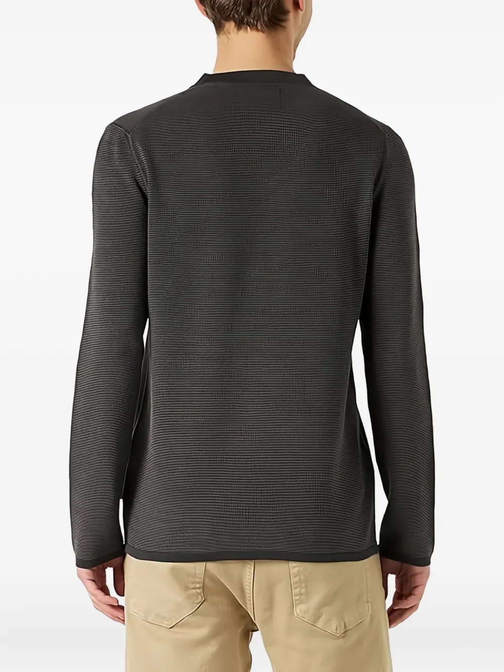 Marc O'Polo Trui met ronde hals Zwart