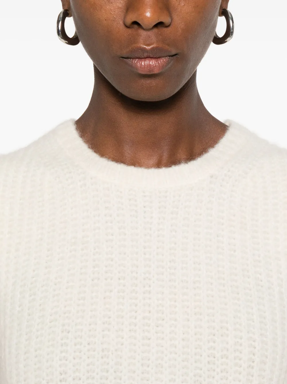 Marc O'Polo Ribgebreide spencer Beige