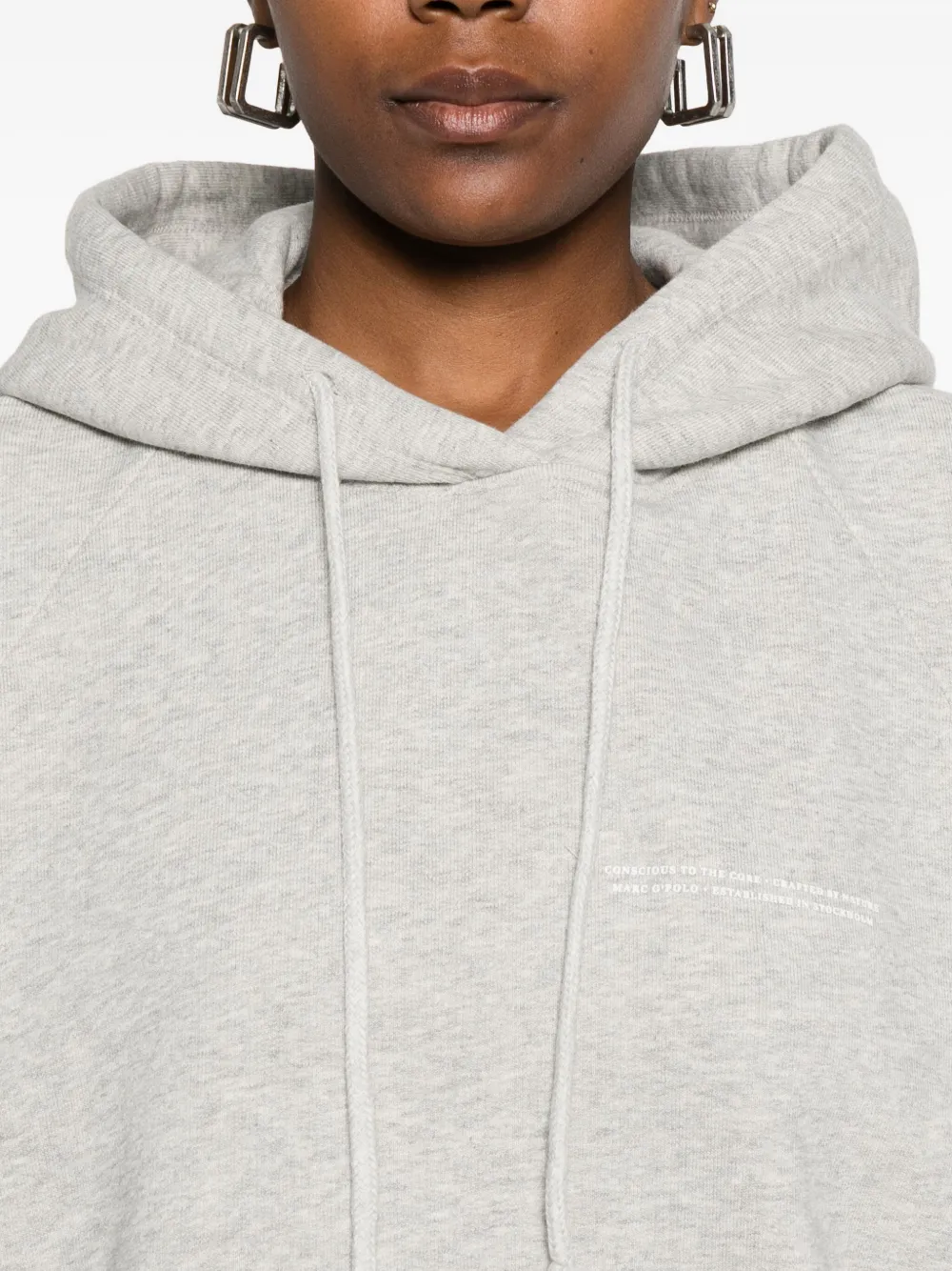 Marc O'polo Drawstring-detail Hoodie In Neutral