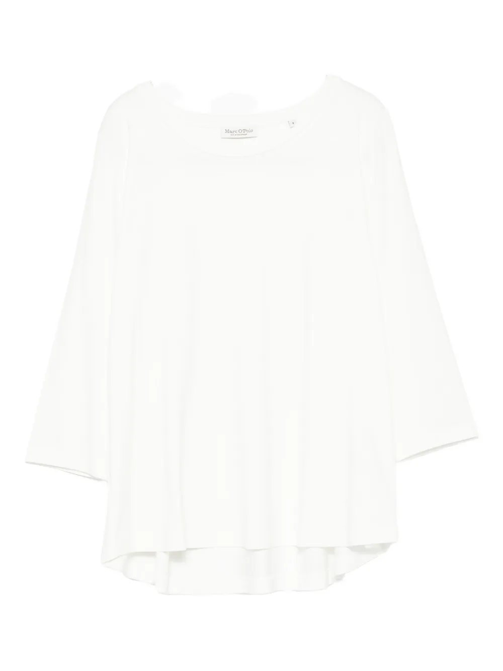 Marc O'polo Three-quarter Sleeve Top In White