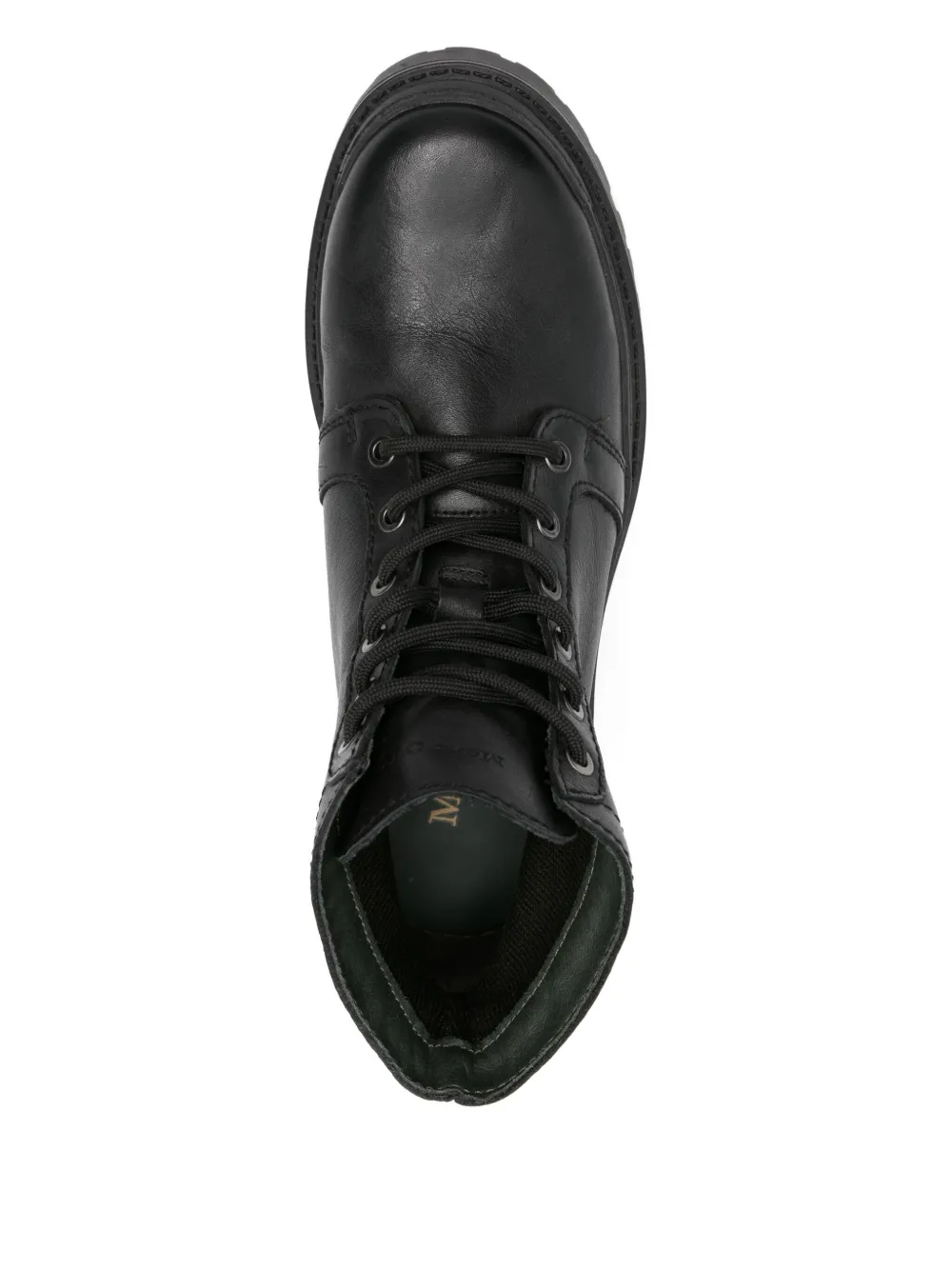 Marc O'Polo 55mm lace-up leather boots Black