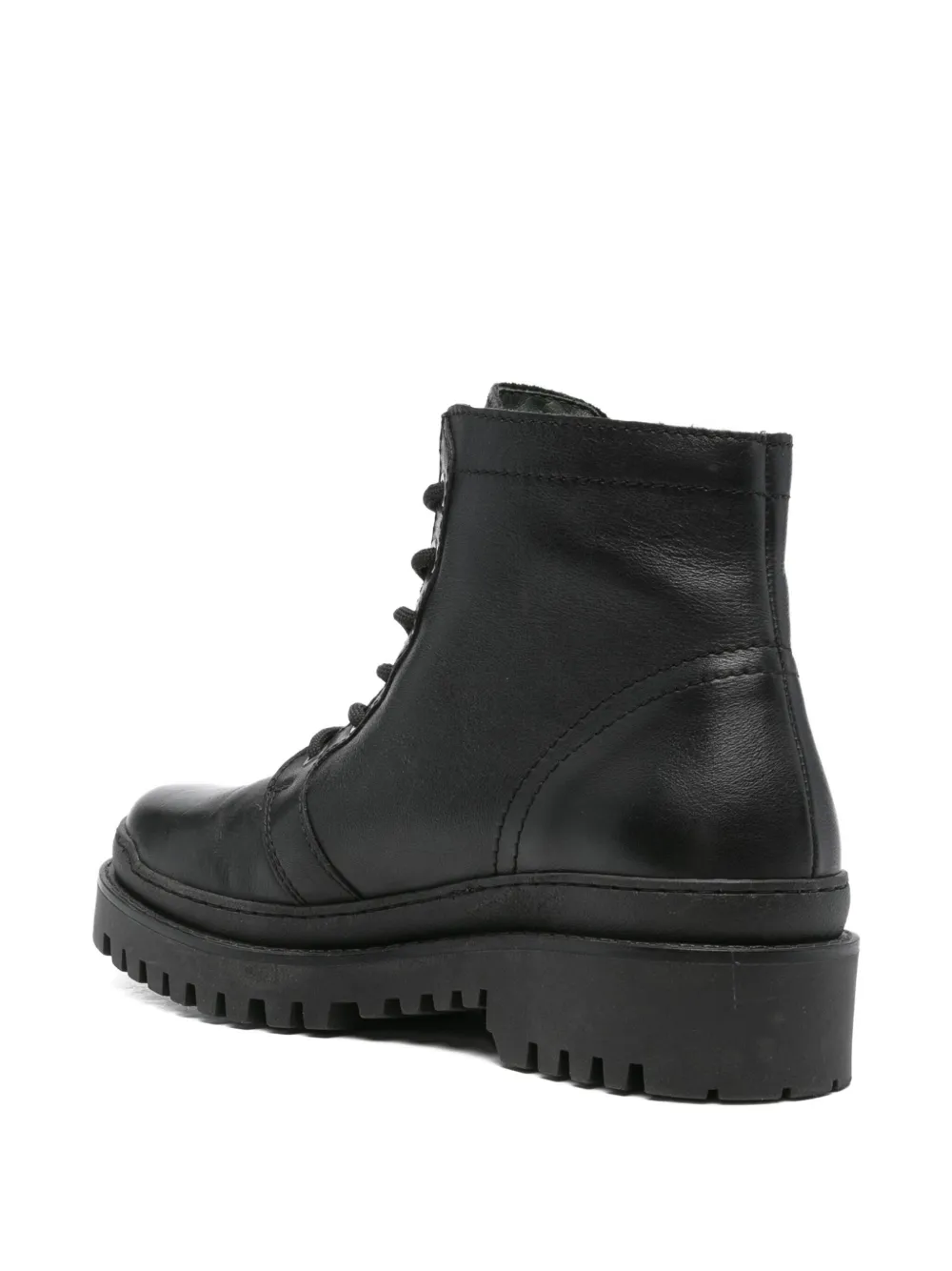 Marc O'Polo 55mm lace-up leather boots Black