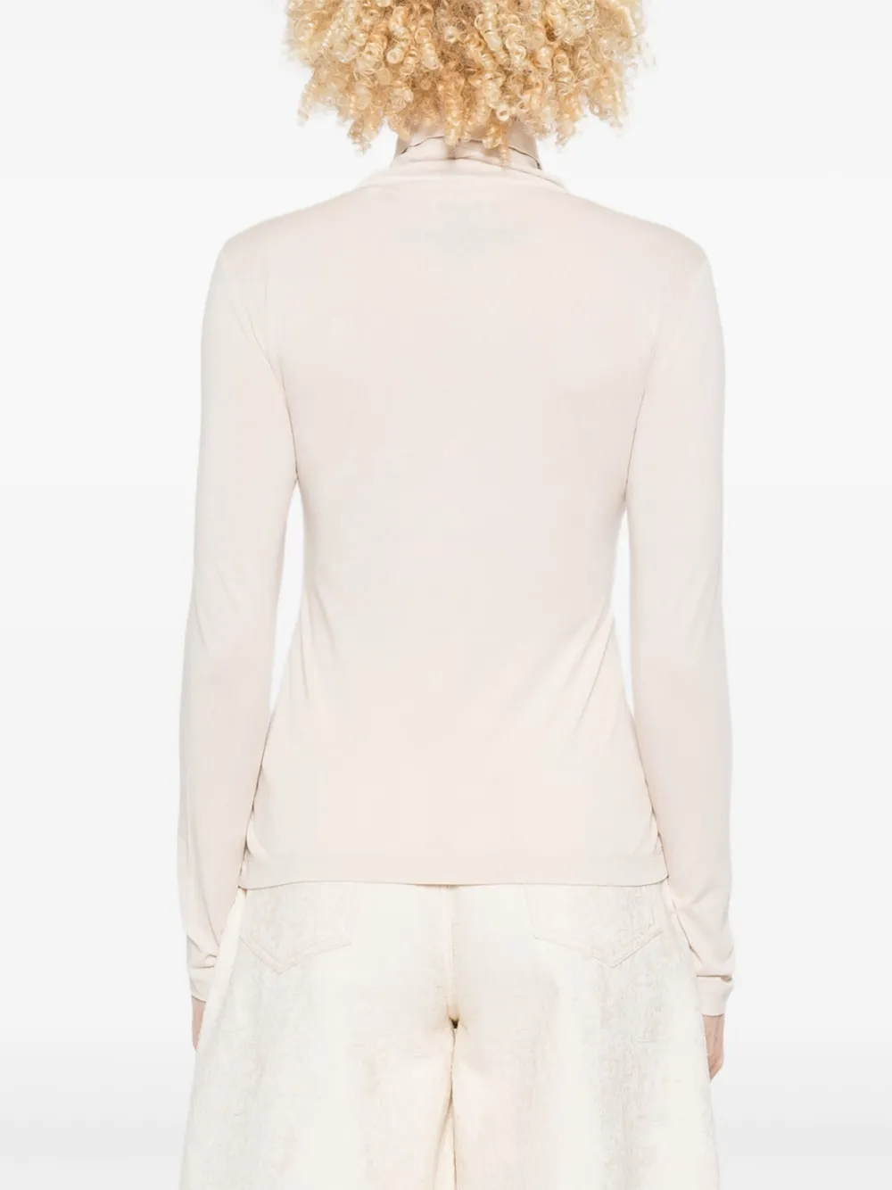 Turtleneck Long-Sleeve T-Shirt