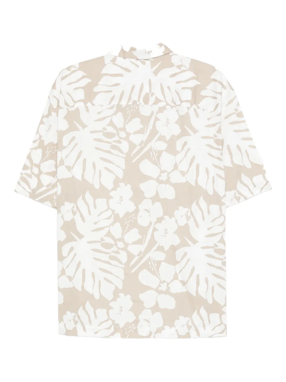 Marc O'polo Leaf-print Shirt In Multi