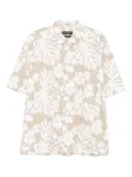 Marc O'Polo leaf-print shirt - White
