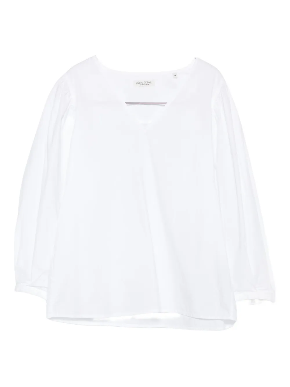 Marc O'polo V-neck Blouse In White