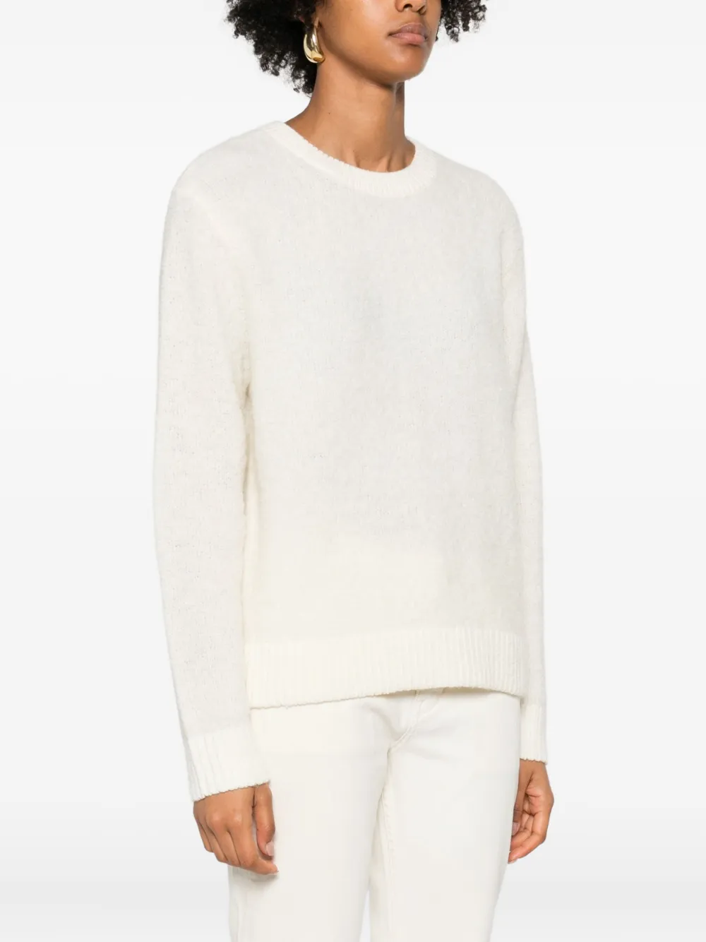 Marc O'Polo Trui met ronde hals Beige