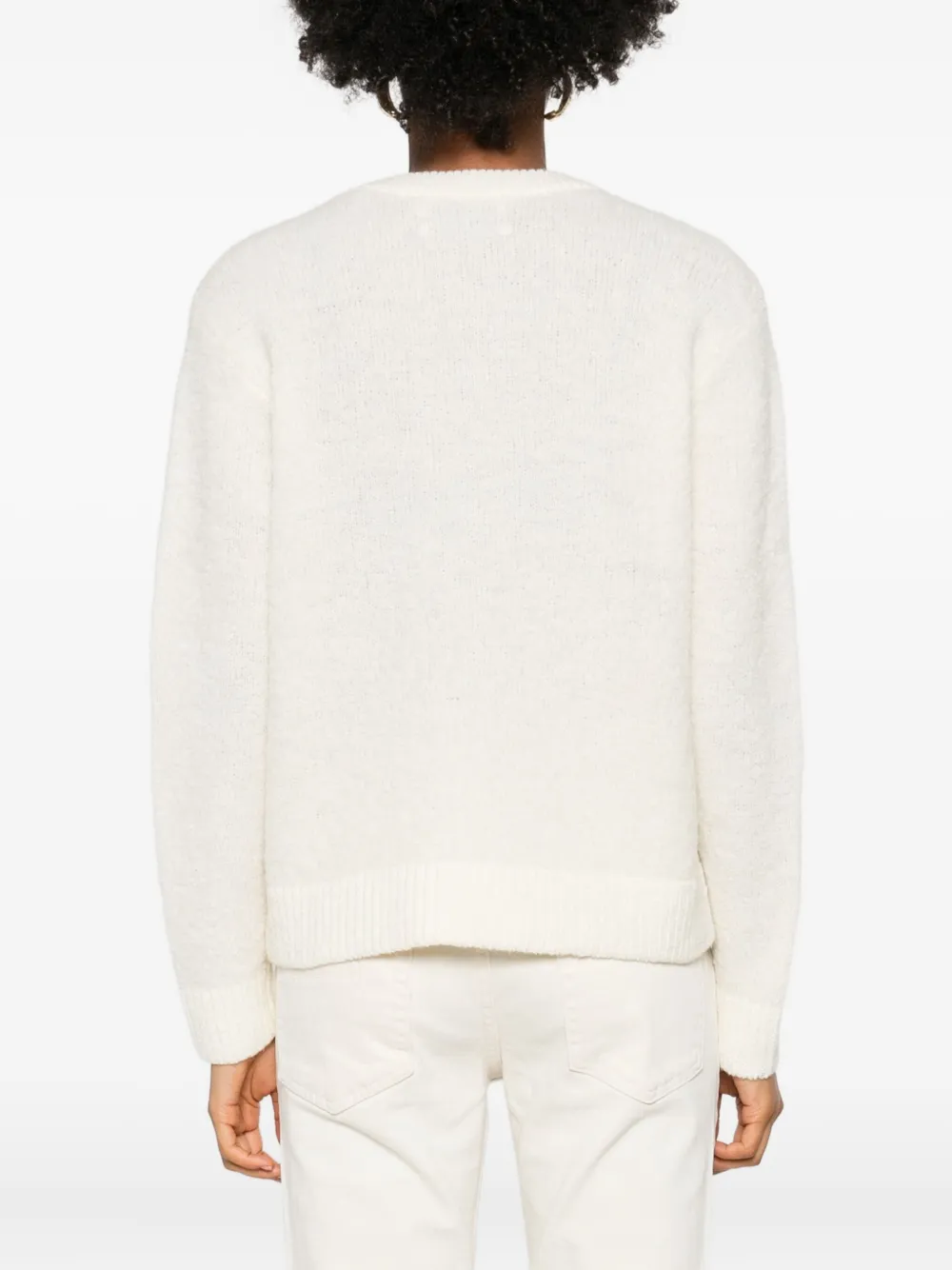 Marc O'Polo Trui met ronde hals Beige