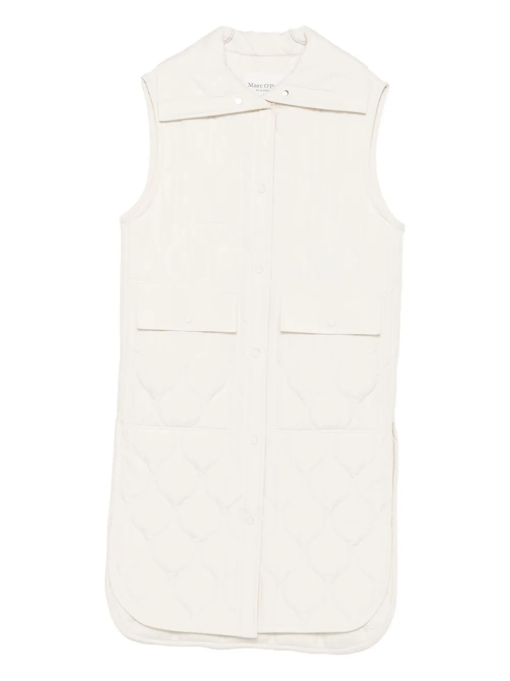 Marc O'polo Quilted-pattern Coat In Neutral