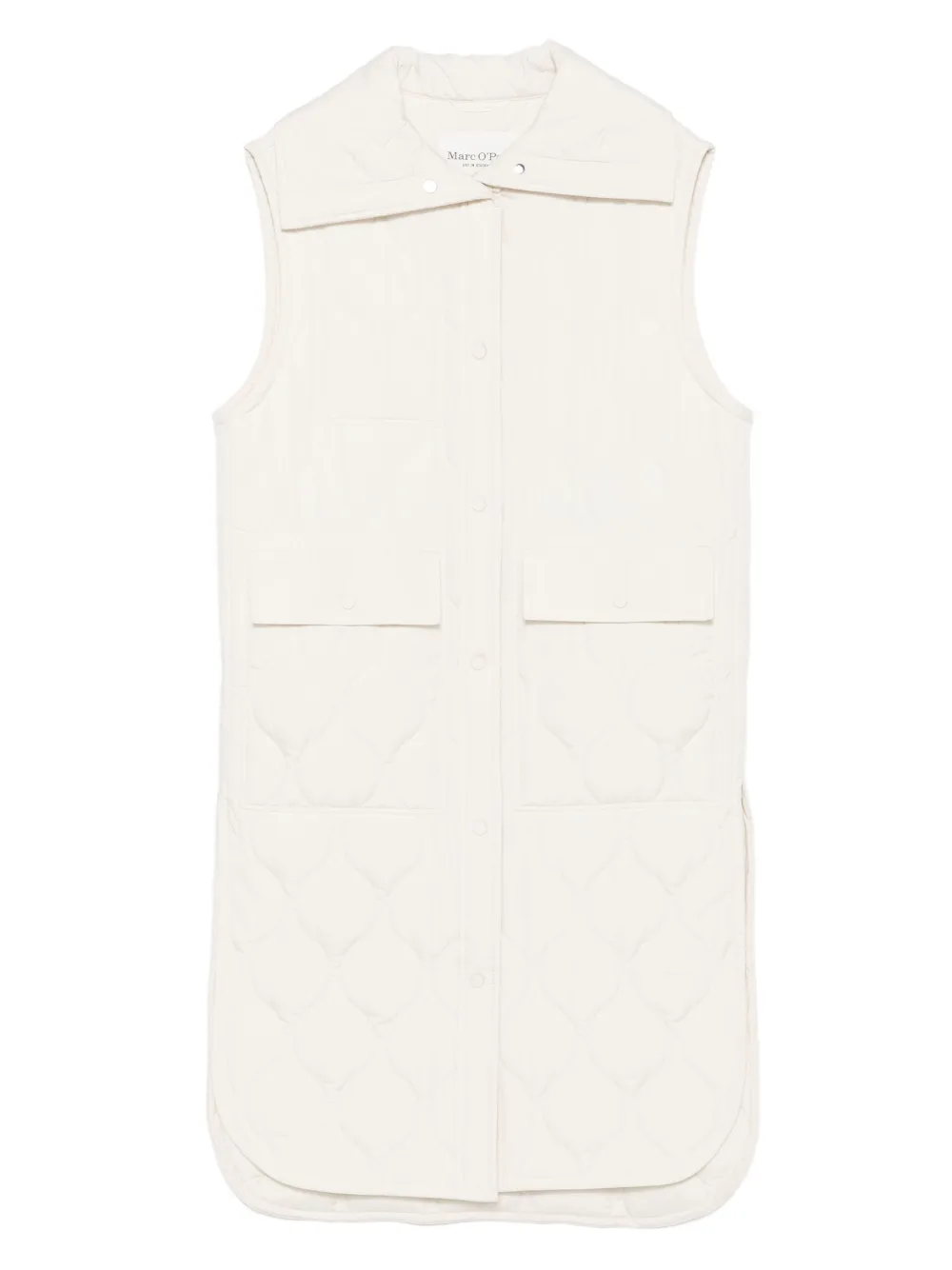 Marc O'Polo quilted-pattern coat Beige